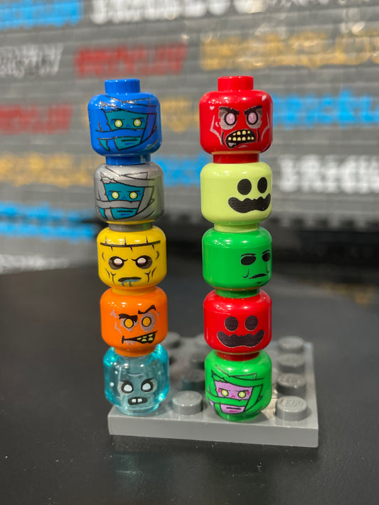 Spooky head mix X10
